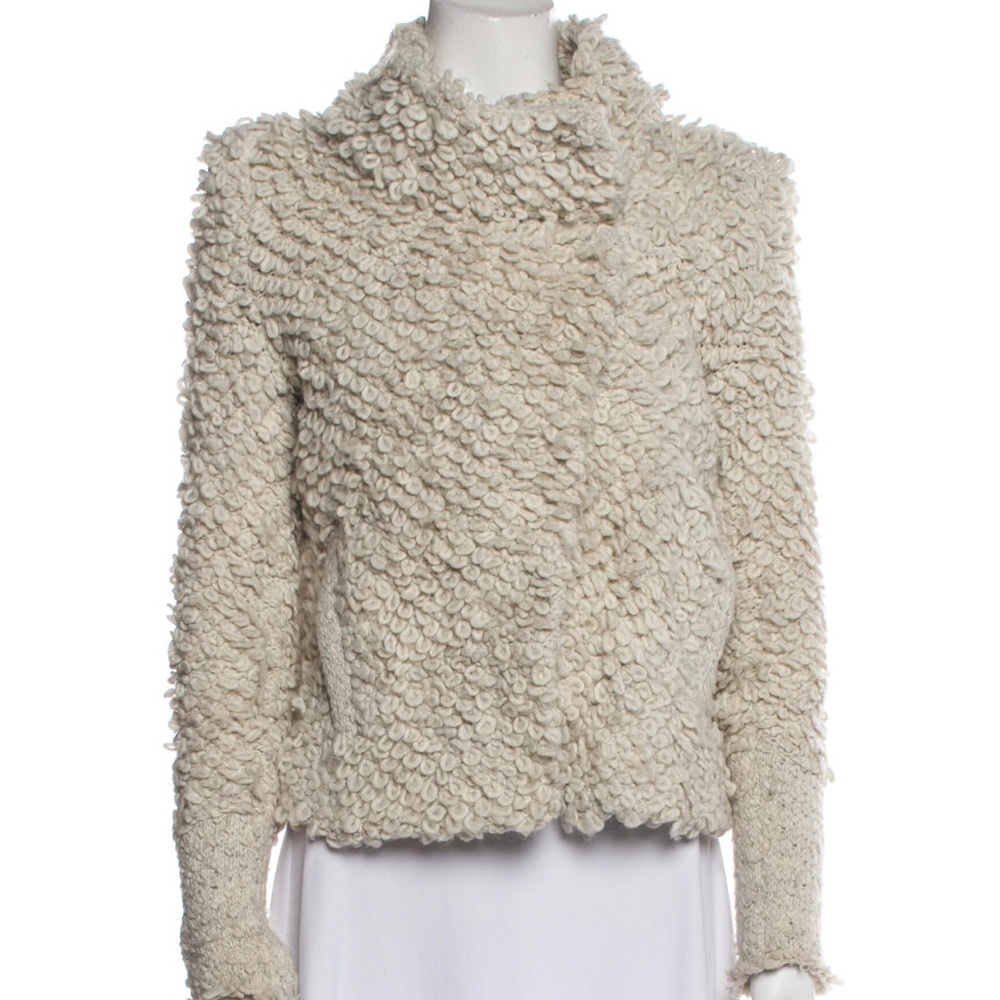 Iro Caty Faux fur jacket coat EU 36